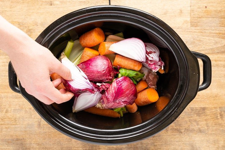 Chicken bone broth step 3 